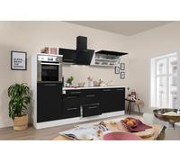 Cucina Cucina Lineare Cucina Blocchi Bianco Nero Amanda 270 CM Respekta Premium