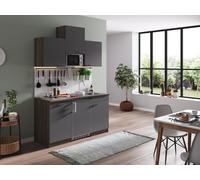 Cucina Cucina Lineare Cucina Singola Rovere York Grigio Oliver 150 CM Respekta