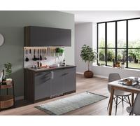 Cucina Cucina Lineare Cucina Singola Rovere York Grigio Oliver 150 CM Respekta