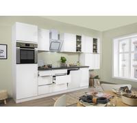 Cucina Cucina Lineare Vuota Senza Maniglie Lucido Bianco Lorena 380 CM Respekta