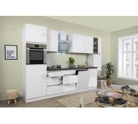Cucina Cucina Lineare Vuoto Senza Maniglie Lucido Bianco Lorena 330 CM Respekta