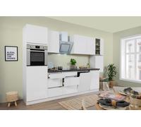 Cucina Cucina Lineare Vuoto Senza Maniglie Opaco Bianco Lorena 330 CM Respekta