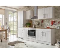 Cucina Cucinino Blocco Casa di Campagna Larice Bianco Anton 270 CM respekta [EEK: E]