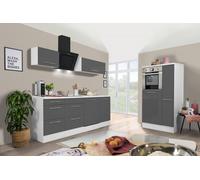 Cucina Cucinino Blocco Cucina Bianco Grigio Amanda 310 CM respekta Premium