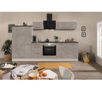 Cucina Cucinino Blocco Cucina Calcestruzzo Amanda 300 CM respekta Premium -
