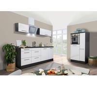 Cucina Cucinino Blocco Cucina Rovere Bianco Amanda 310 CM respekta Premium