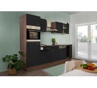 Cucina Cucinino Blocco Cucina Rovere York Nero Oliver 280 CM respekta