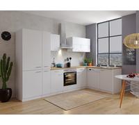 Cucina Cucinino Blocco Cucina Winkelküche Bianco Malia 310x172 CM