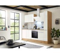 Cucina Cucinino Blocco Marleen Premium 250 CM Bianco Artigiano Rovere respekta