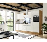 Cucina Cucinino Blocco Marleen Premium 310 CM Bianco Artigiano Rovere respekta