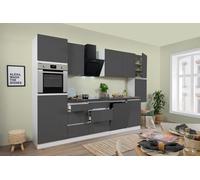 Cucina Cucinino Blocco senza Maniglie Bianco Grigio Lorena 330 CM respekta