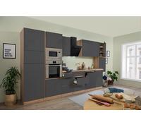 Cucina Cucinino Blocco senza Maniglie Rovere Grigio Lorena 395 CM respekta