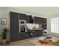 Cucina Cucinino Blocco senza Maniglie Rovere Grigio Lorena 445 CM respekta