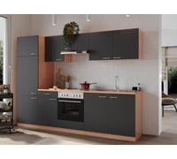 Cucina Cucinino Blocco Vuoto Cucina Incasso Faggio Grigio Gerda 270 CM respekta
