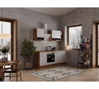 Cucina Cucinino Blocco Vuoto Cucina Incasso Rovere Bianco Hilde 220 CM respekta