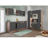 Cucina Cucinino Blocco Vuoto Cucina Incasso Rovere York Grigio Oliver 370 CM