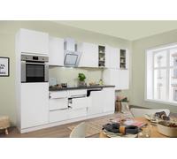 Cucina Cucinino Blocco Vuoto senza Maniglie Opaco Bianco Lorena 380 CM respekta