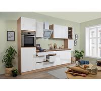Cucina Cucinino Blocco Vuoto senza Maniglie Rovere Bianco Lorena 330 CM