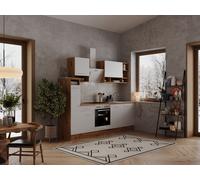 Cucina Cucinino Blocco Vuoto Winkelküche Rovere Bianco Hilde 310x172 CM respekta