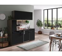Cucina Cucinino Cucina Singola Rovere York Nero Oliver 180 CM respekta [EEK: PER]