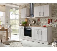 Cucina Cucinino Vuoto Casa di Campagna Larice Bianco Anton 210 CM respekta