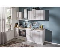 Cucina Cucinino Vuoto Casa di Campagna Larice Bianco Anton 220 CM respekta