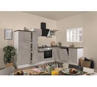 Cucina Cucinino Winkelküche Calcestruzzo Amanda 290 X 200 CM respekta Premium