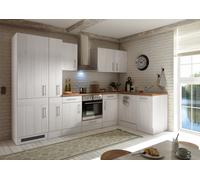 Cucina Cucinino Winkelküche Campagna Larice Bianco Anton 310 X 172 CM respekta