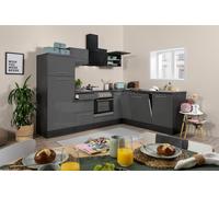 Cucina Cucinino Winkelküche Rovere Grigio Amanda 260 X 200 CM respekta Premium