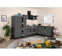 Cucina Cucinino Winkelküche Rovere Grigio Amanda 290 X 200 CM respekta Premium