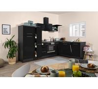 Cucina Cucinino Winkelküche Rovere Nero Amanda 290 X 200 CM respekta Premium