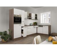 Cucina Cucinino Winkelküche Rovere York Bianco Oliver 310 X 172 CM respekta