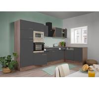 Cucina Cucinino Winkelküche Rovere York Grigio Oliver 340 X 172 CM respekta