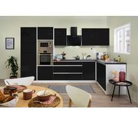 Cucina Cucinino Winkelküche senza Maniglie Bianco Lorena 345 X 172 CM respekta