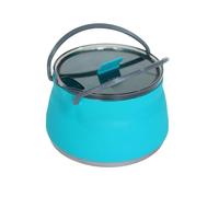 Cucina da campeggio leggera bollitore con coperchio da campeggio trasparente bollitore d'acqua per escursioni, escursioni e picnic