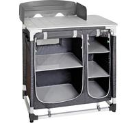 CUCINA DA CAMPEGGIO PIEGHEVOLE BRUNNER "AZABACHE CT SQUARE" IN ALLUMINIO E PO...