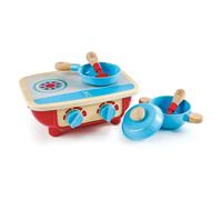 HAPE SET CUCINA PER I PICCOLI IN LEGNO 6 PEZZI MESI 18+.