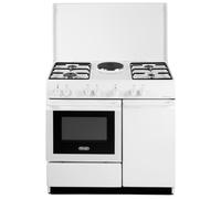 SEW8541NEDM - Cucina a gas con forno elettrico, 4 fuochi, 86x50 cm, colore Bianco
