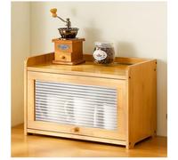 Cucina dispensa Armadio di Immagazzinaggio Indipendente Cucina Mensola Spice Bowl & Piatto Nizer Legno Naturale 42×28cm/17×11in Soluzione Salvaspazio per la casa nization