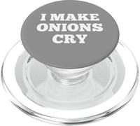 Cucina divertente cucina cucina dicendo che faccio piangere le cipolle PopSockets PopGrip per MagSafe