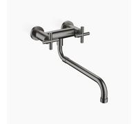 Cucina Dornbracht - batteria a ponte a parete TARA con beccuccio estraibile,