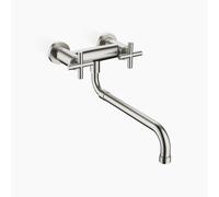 Cucina Dornbracht - batteria a ponte a parete TARA con beccuccio estraibile,