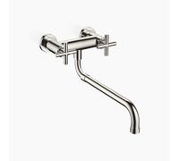 Cucina Dornbracht - batteria a ponte a parete TARA con beccuccio estraibile,