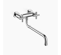 Cucina Dornbracht - batteria a ponte a parete TARA con beccuccio estraibile,