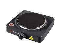 Cucina elettrica Melchioni Cook 1 1000W termostato regolabile piastra ghisa nera