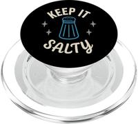 Cucina fanatica del sapore del meme NaCl Tossicodipendente del sodio amante del sale PopSockets PopGrip per MagSafe