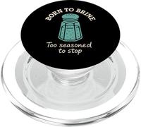 Cucina fanatica del sapore del meme NaCl Tossicodipendente del sodio amante del sale PopSockets PopGrip per MagSafe