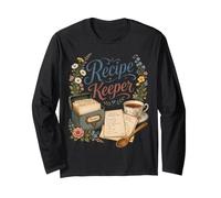 Cucina Floreale Vintage Custode di Ricette Maglia a Manica