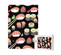 Cucina giapponese del sushi,Puzzle in legno da 300 pezzi per adulti e adolescenti