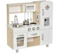 Cucina giocattolo Homcom con contenitori multipli per +3 anni 74X30X81 cm